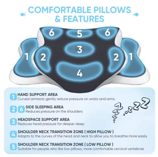 Butterfly Memory Foam Pillow