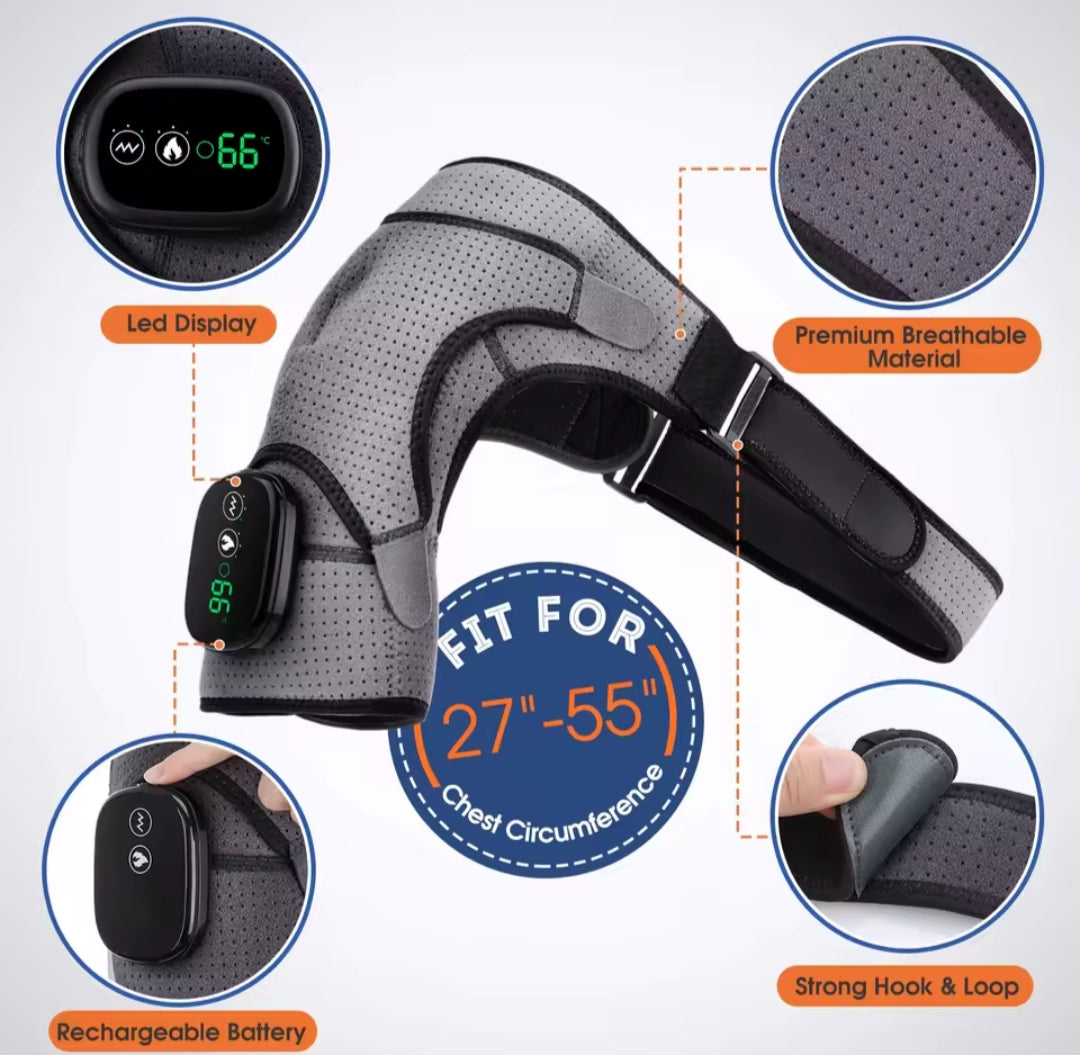 Electric Heating Shoulder Massage Brace