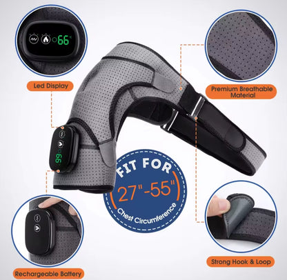 Electric Heating Shoulder Massage Brace