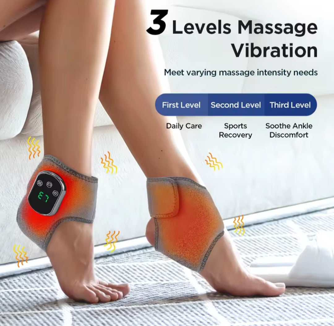 Vibration Wrist/Ankle Massager Infrared Hot Compress Therapy Hand